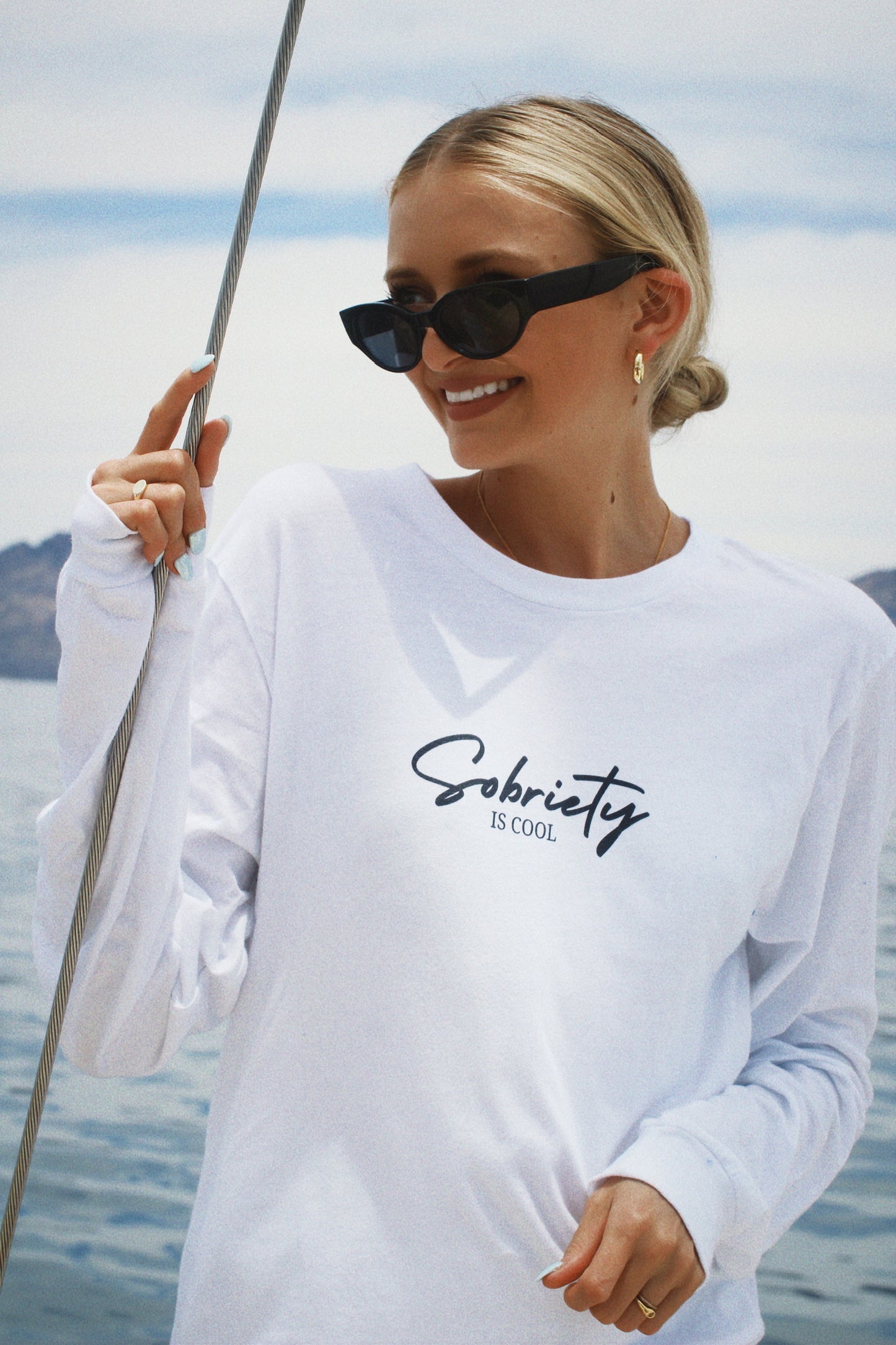 Sobriety is Cool Long Sleeve Tee