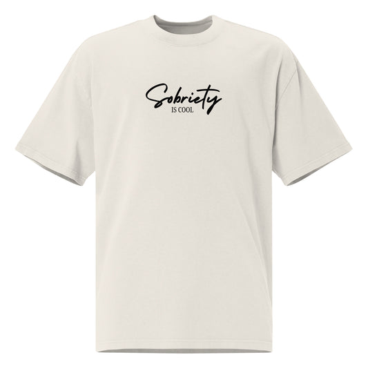 Sobriety is Cool Oversized Tee