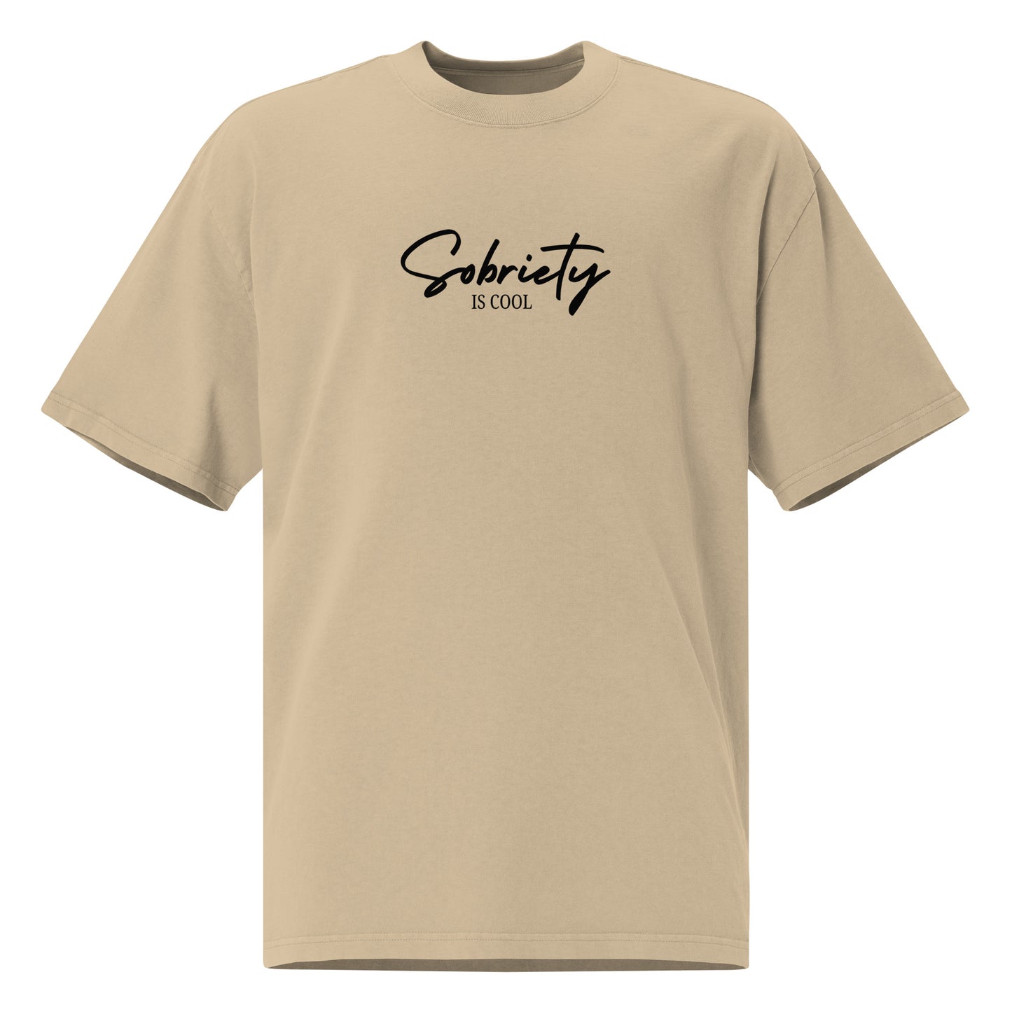 Sobriety is Cool Oversized Tee