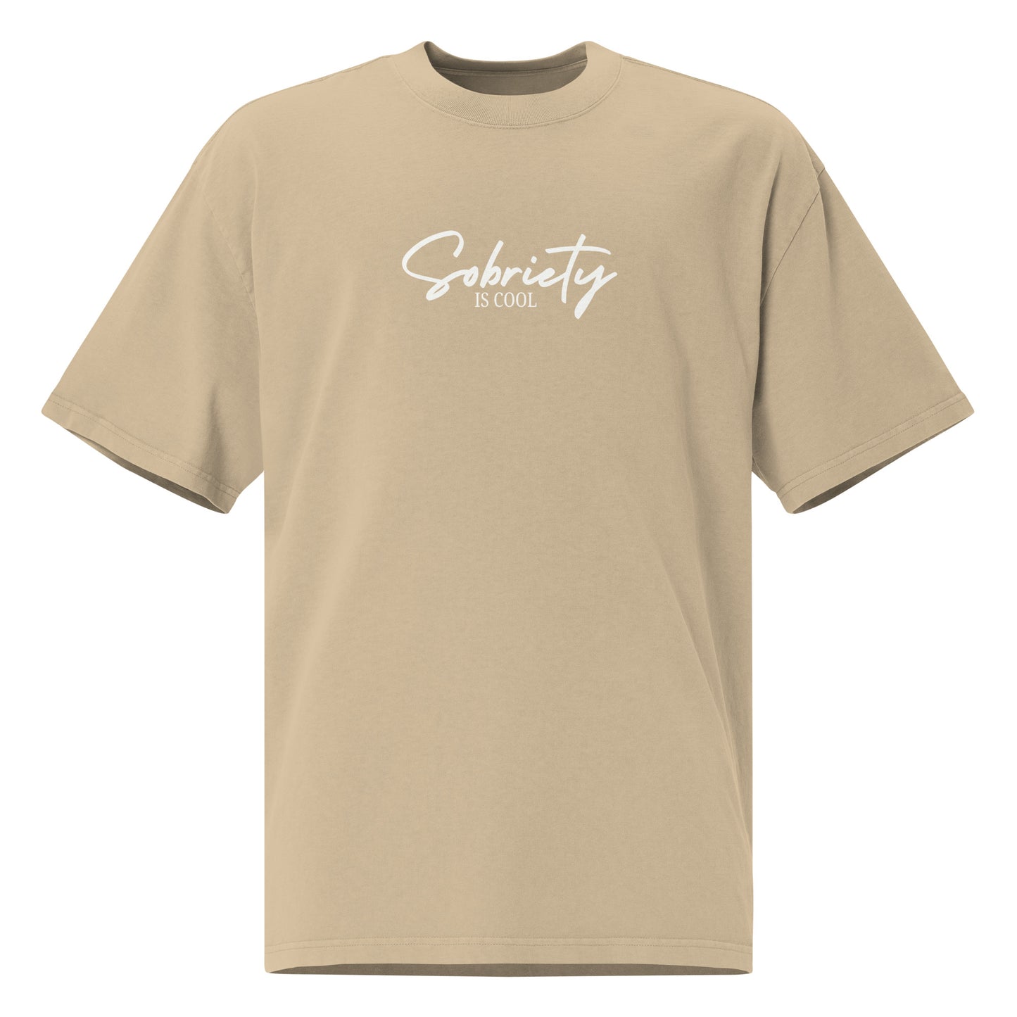 Sobriety is Cool Oversized Tee