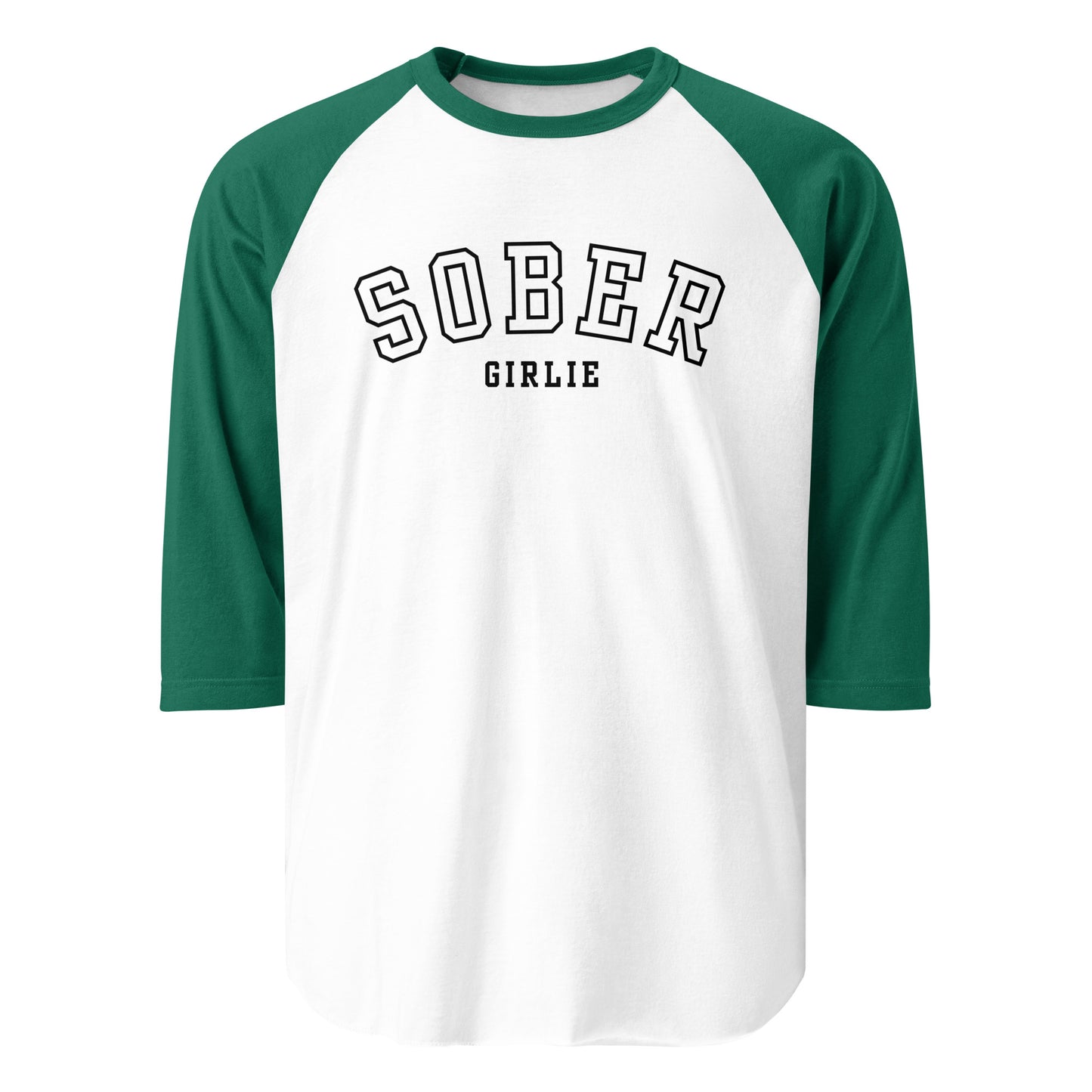 Sober Girlie Varsity Raglan Tee